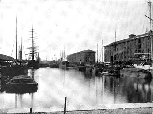 View of Albert Docks, Hull.