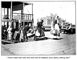 A Morning's Scenes At Ellis Island - 1901