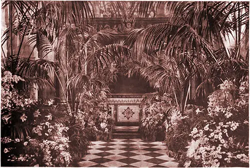 St. George's, Hanover Square, as Decorated for the Wedding of the Hon. Walter Fitz-Uryan Rice and Lady Margaret Villiers. Lady's Realm, June 1902.