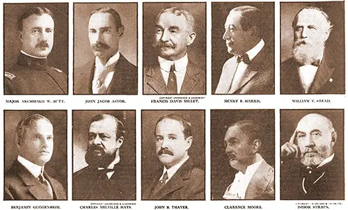 Some Very Distinguished Men Died in the Titanic Disaster of 15 April 1912