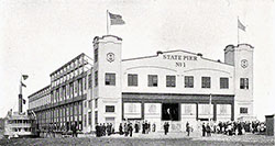 New Building on the Port of Providence State Pier in 1915.