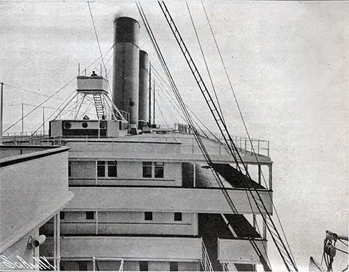 View of the Four Decks of the White Star Line Steamship Baltic - 1904
