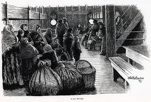 Immigrant Journey in the Steerage - 1890 | GG Archives