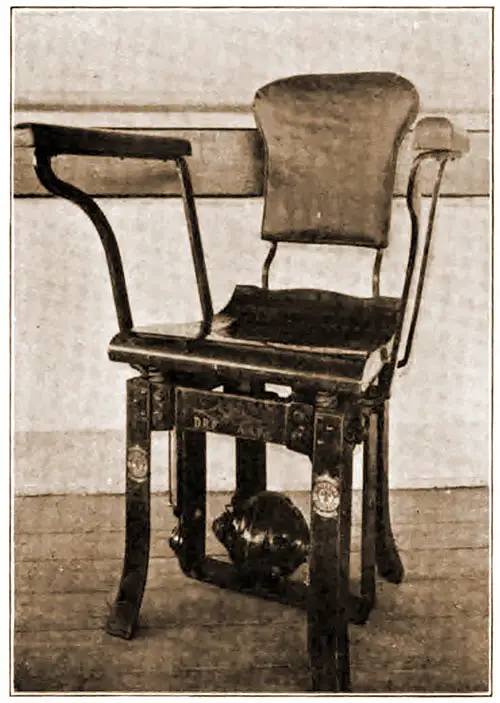 Vibrating Chair for Preventing Seasickness, Technical World Magazine, June 1906.