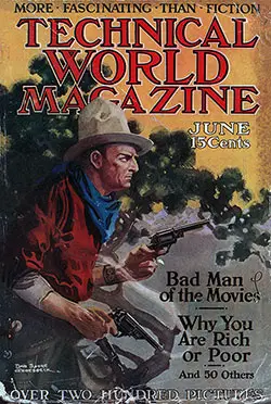 Front Cover, Technical World Magazine, Vol. XXIII, No. 4, June 1915.