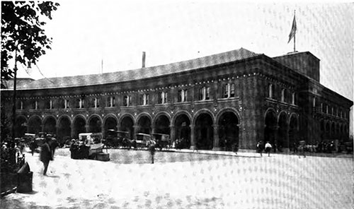 The Barge Office in Battery Park Houses, in Addition to its Immigration Quarters, Several Branches of the Federal Service.