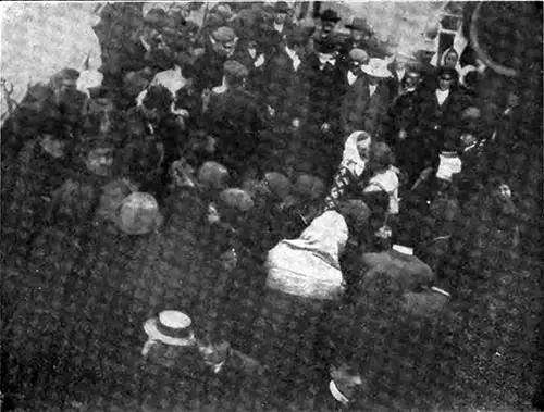 Girls in Steerage Dancing National Dance.