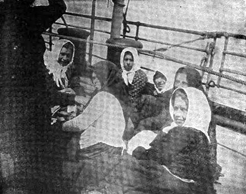 The Polish Women in Steerage are Good Natured and Home Loving.