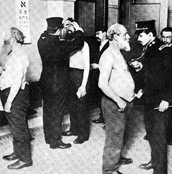 Testing Male Immigrants at Ellis Island.