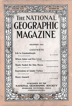 GGA Image ID # 1a00c03846 Front Cover, The National Geographic Magazine, Volume XXVI, Number 6, December 1914.