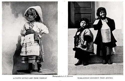 Adorable Immigrant Children at Ellis Island.