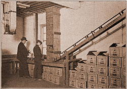 GGA Image ID # 1637c51a17 Fig. 1 - The Vacuum-Packed Coffee Comes in This Way To the Second Story.