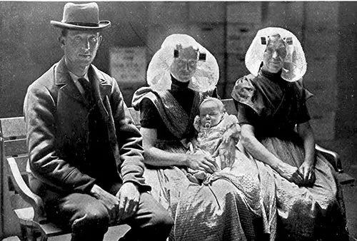 Dutch Peasants at Ellis Island