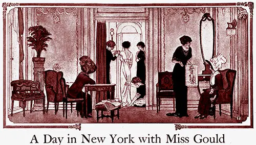 A Day of Dress Fashions in New York with Miss Gould