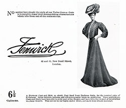 Fenwick of London - 1906 Fashion Advertisment
