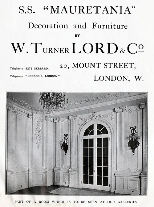 Turner Lord & Co – Exquisite Furnishings and Decorative Work