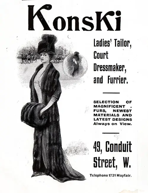 M. Konski – Furrier, Dressmaker, and Ladies’ Tailor
