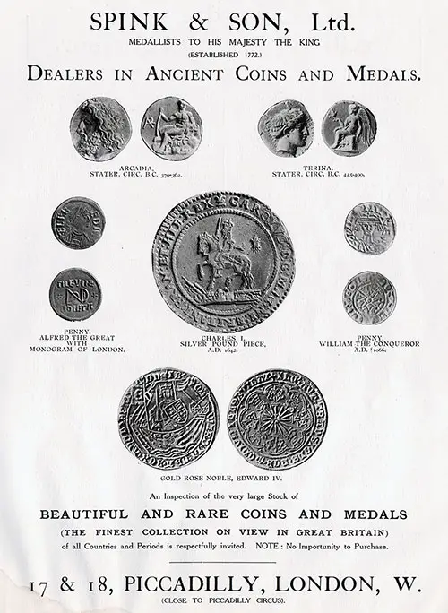 Spink & Son Dealers in Ancient Coins and Medals