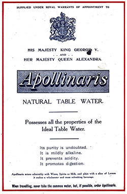 Apolinaris Natural Table Water
