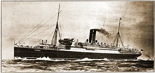 The RMS Samaria, Launched on 27 November 1920 at Birkenhead, is one of Cunard Line's new 21,000-Ton Class.