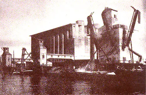 Grain Elevator and Storage Warehouse in the Maashaven.