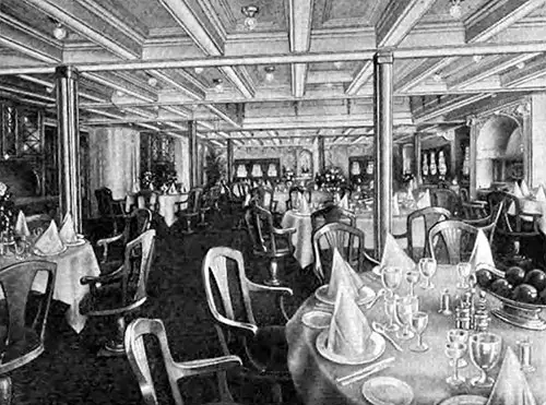 First Class Dining Saloon on the Frederik VIII.