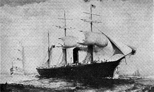 The SS Russia, Built for the Cunard Line in 1867