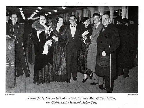 Sailing Party on the SS Bremen