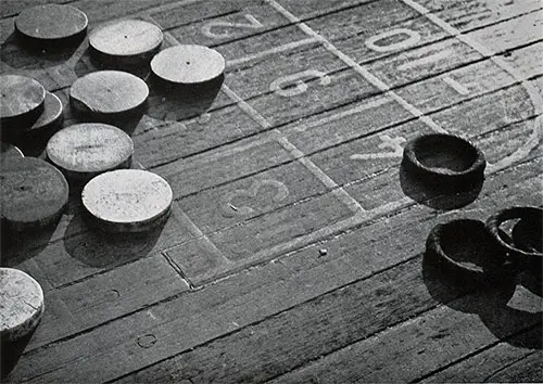 Deck Games on the SS Bremen.