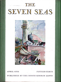 Front Cover, The Seven Seas Magazine for April 1932.