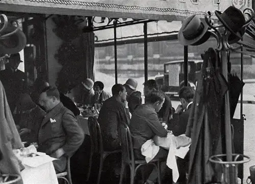 Luncheon in a Paris Café.