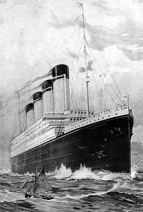 The White Star Triple-Screw Steamship Olympic. The Largest Vessel in the World.
