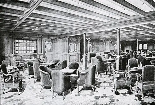Fig. 117: Second Class Smoking Room.