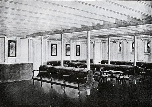 Fig. 119: Third Class General Room.
