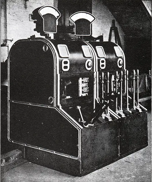 Fig. 125: Switch Gear of Dynamos 3 and 4