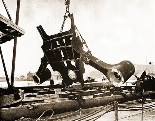 Fig 19: After Propeller Brackets Being Weighed.