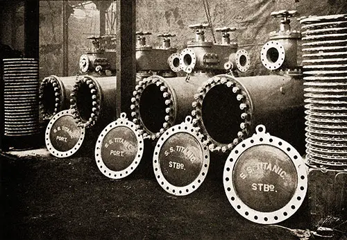 Fig. 65: Main Feed Filters of the Titanic.