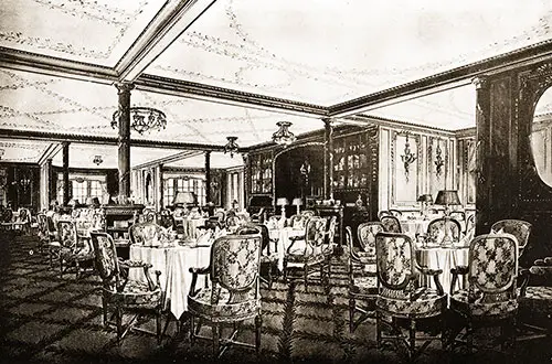 Fig. 78: First Class Restaurant.