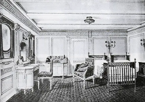 Fig. 102: Special Stateroom C-84 in the Style of Adams.
