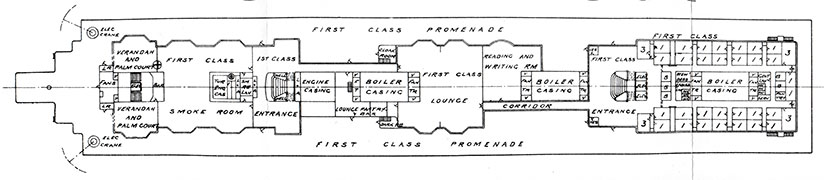 RMS Titanic Images - Deck Plans