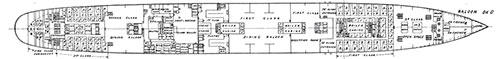 Plate 4c: Deck Plans for Saloon Deck D.