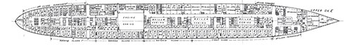 Plate 4d: Deck Plans for Upper Deck E.