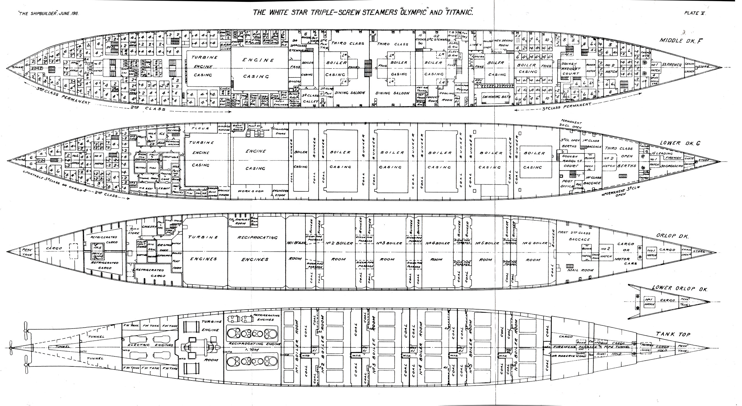 Titanic Deckplans Titanic Titanic Ship Titanic Boat Images And Photos ...