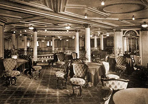 Restaurant on the Lusitania.