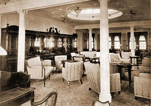 First Class Library on the RMS Lusitania.