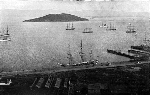 The San Francisco Harbor.