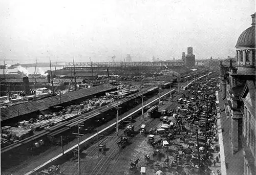 Harbour Scene at Montreal.