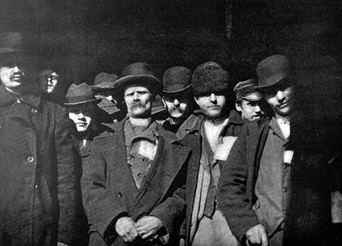 Group of Immigrants at Ellis Island, 1904.