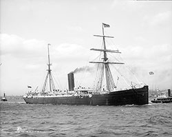 The SS Furnessia (1880) of the Anchor Line.