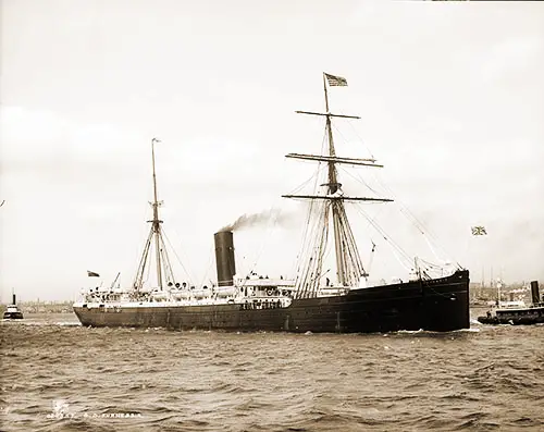 The SS Furnessia (1880) of the Anchor Line.